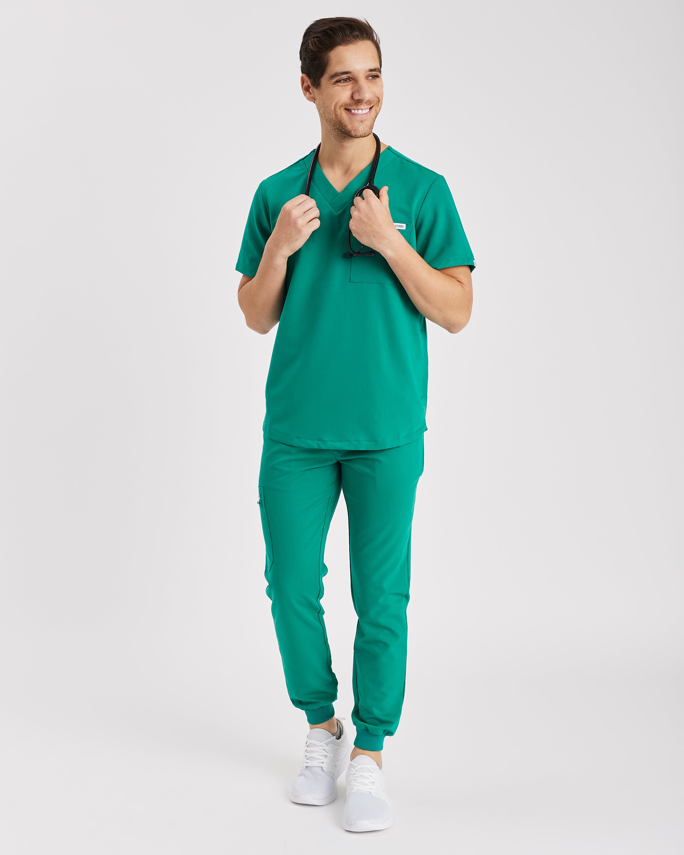 Mens Green Medical Joggers | Mens Surgical Bottoms in Green – SCRBS